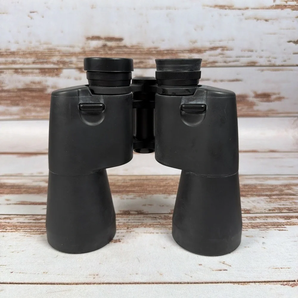 Bushnell 13-1250 12x50 Wide Angle Porro Prism Binoculars Case Strap Hunting Bird